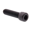 Prime-Line Socket Head Cap Screw Hex/Allen Drive 1/4in-20 X 1in Black Ox Coat Steel 10PK 9178562